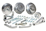 March Performance SBC Serpentine Conv Low Cost Custom Silver Kit