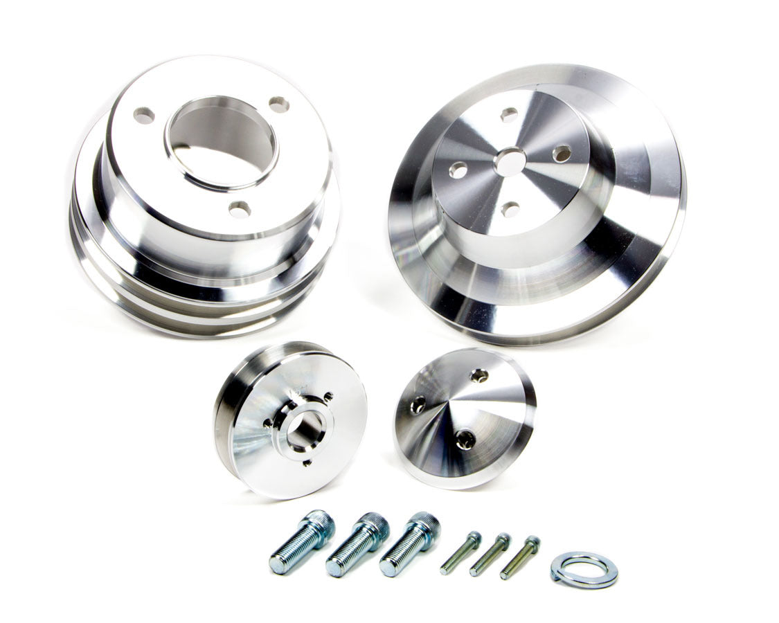March Performance Bb Chevy 3 Pc Pulley Set