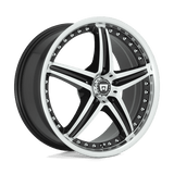 Motegi MR107 18X8 5X4.5 G-BLK MACH 42MM