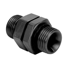 Cargar imagen en el visor de la galería, Magnafuel Racing Fuel Systems #10 Straight to 3/8npt Coupler w/Jam Nut Black