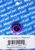 Magnafuel Racing Fuel Systems #6 O-Ring Port Plug w/1/8in NPT in Center