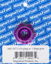 Load image into Gallery viewer, Magnafuel Racing Fuel Systems #10 O-Ring Port Plug w/1/8in NPT in Center