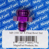 Magnafuel Racing Fuel Systems #6 Holley Float Bowl Fitting