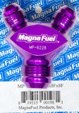 Magnafuel Racing Fuel Systems Y-Fitting - 1 #12an Male & 2 #8an Male