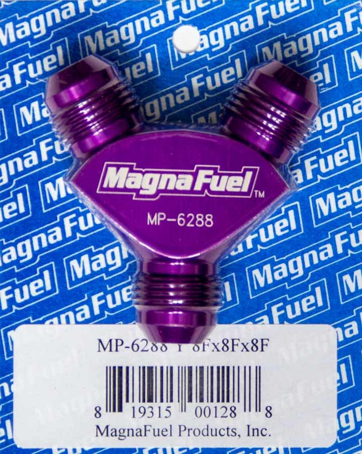 Magnafuel Racing Fuel Systems Y-Fitting - 3 #8an