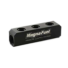 Cargar imagen en el visor de la galería, Magnafuel Racing Fuel Systems 3-Port Fuel Log for Holley 12-803 Regulators