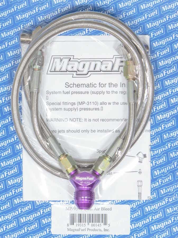 Magnafuel Racing Fuel Systems Dual Air Bleed Kit