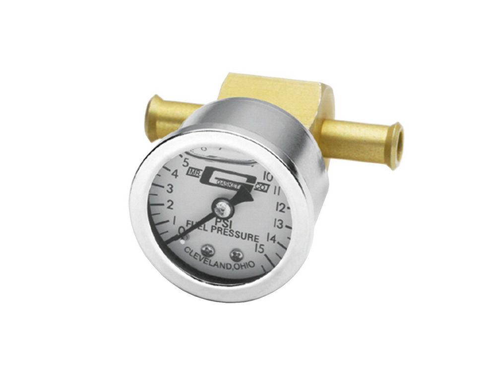 Mr Gasket Liquid Filled Pressure Gauge w/3/8in Adapter