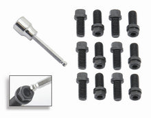 Cargar imagen en el visor de la galería, Mr Gasket3/8-16 x 3/4 Header Bolt Set (12) Combo Hex &amp; Soc