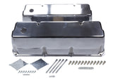 Mr Gasket BBF Cast Alm Valve Cover Set Tall Polished