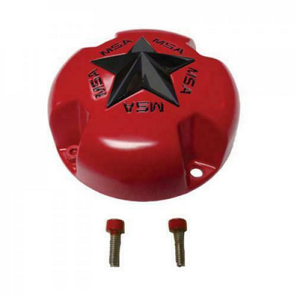 MSA STAR CAP - BOLTON BLACK STAR - RED