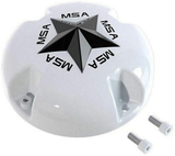 MSA STAR CAP - BOLTON BLACK STAR - WHITE