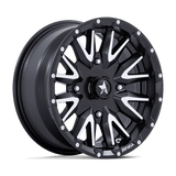 MA049 16X7 4X110 M-BLK MCH 10MM