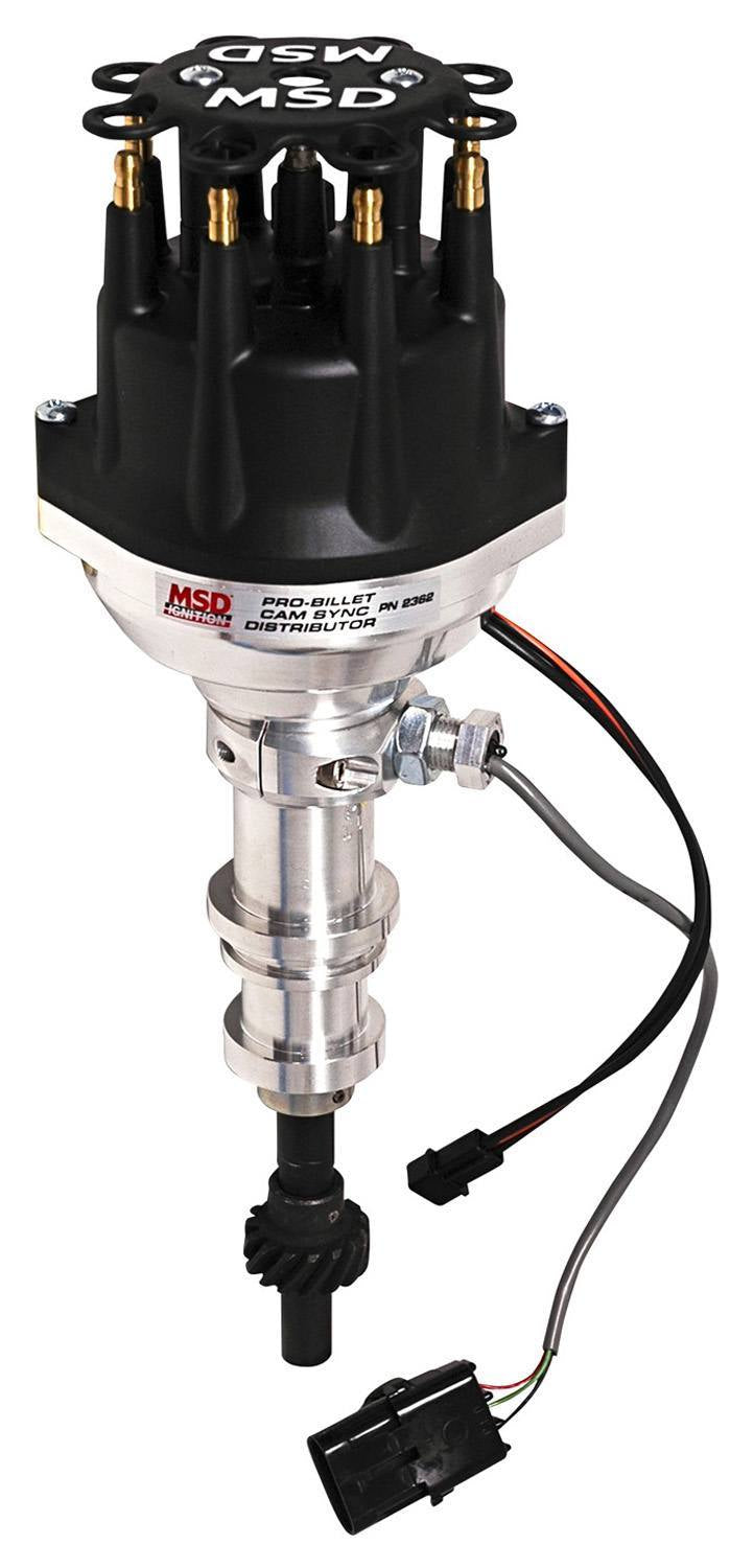 MSD SBF Distributor - Cam Sync w/Steel Gear
