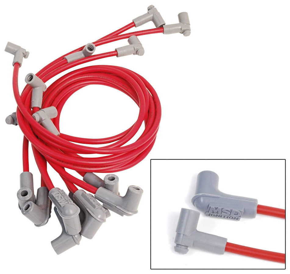 8.5MM Spark Plug Wire Set - Red