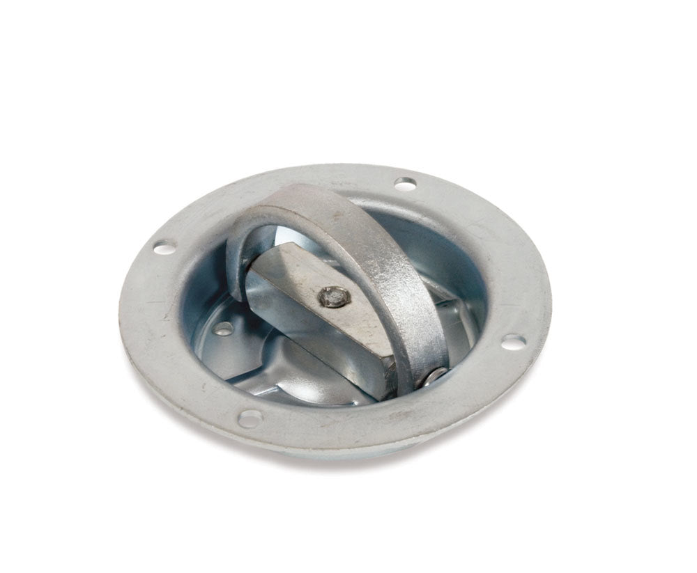 Mac's Tie Downs Recessed D-Ring 360 Deg Swivel Zinc