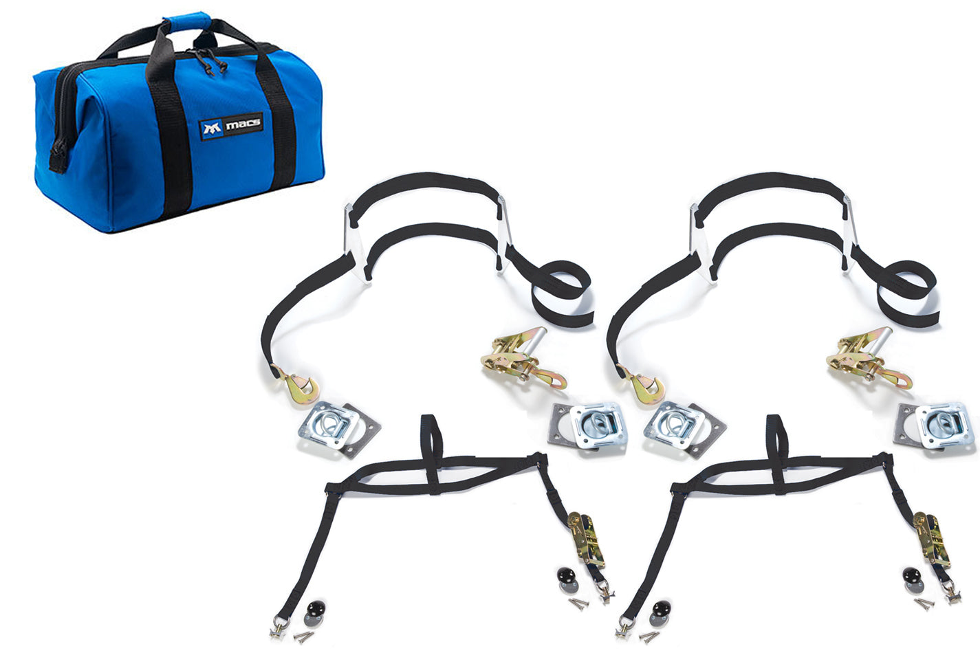 Mac's Tie Downs Drag Pack Complete Kit for Tie Down Dragster
