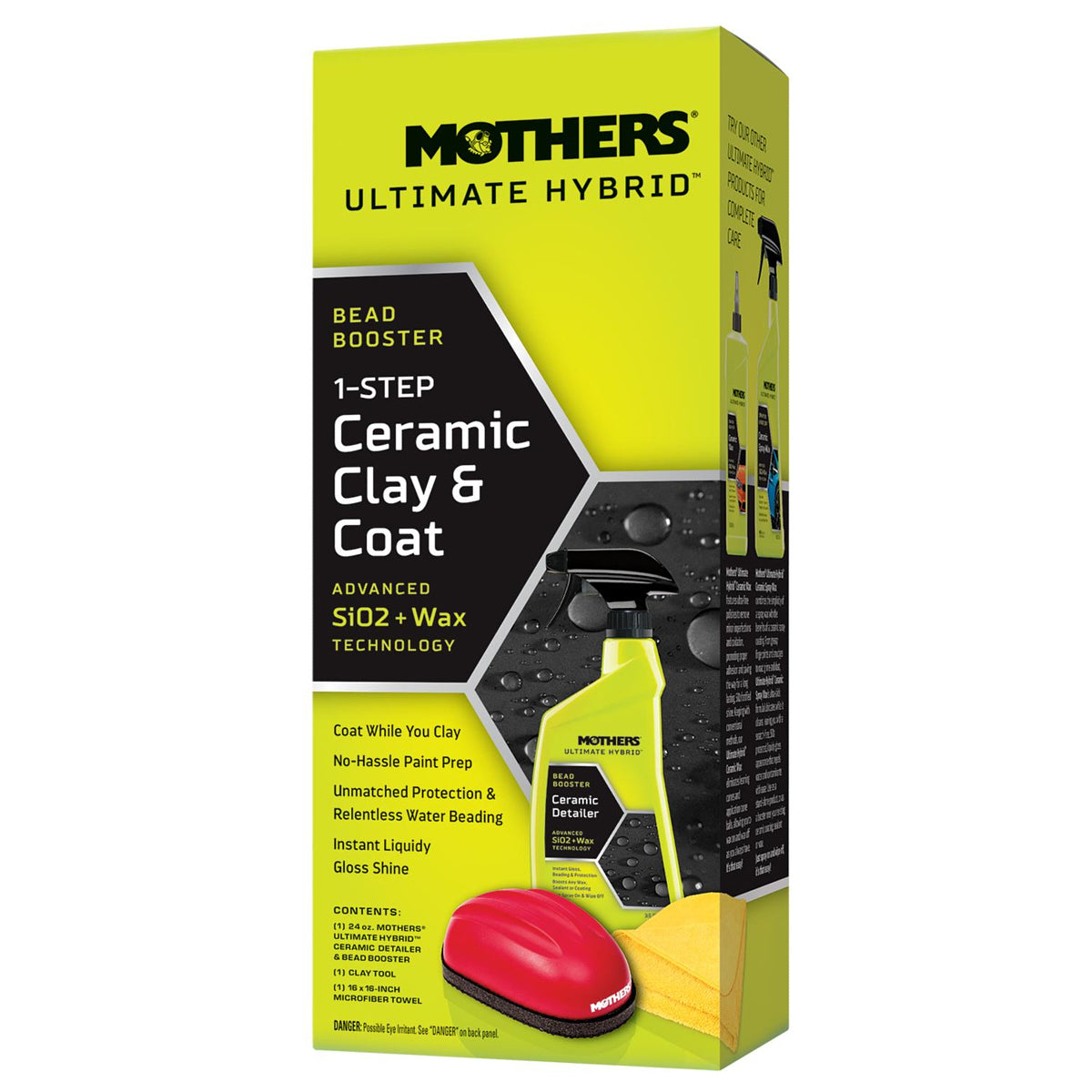Mothers Ultimate Hybrid 1-Step Ceramic Clay & Coat Detailer 24oz Spray