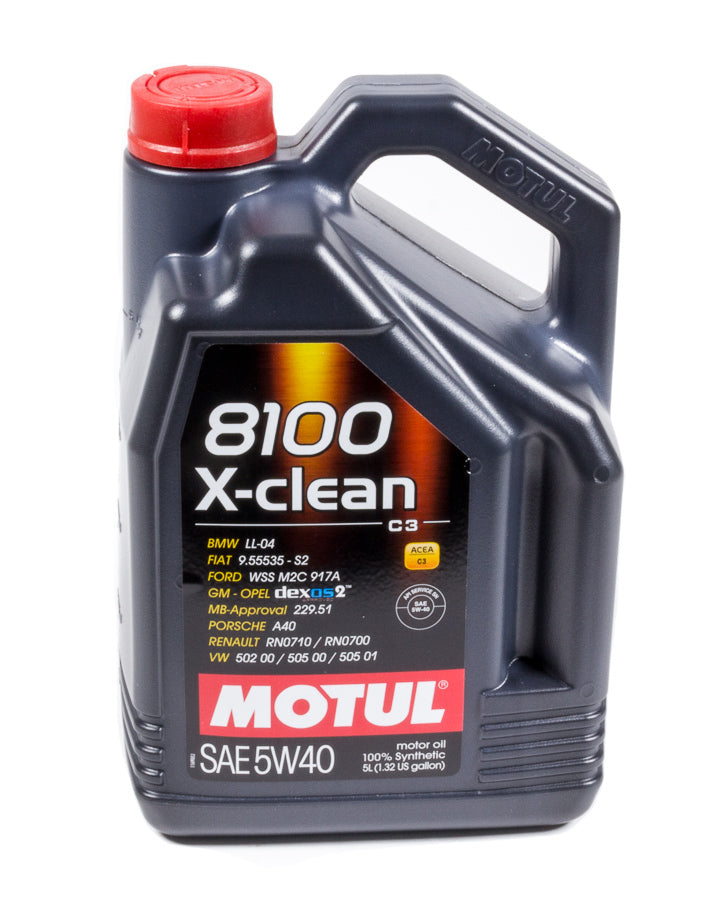 Motul8100 X-Clean 5w40 5 Liter Dexos2