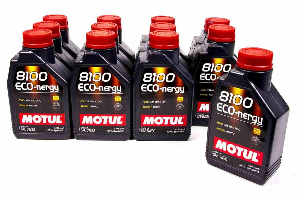 Motul8100 Eco-Nergy 5w30 Oil Case/12-Liter