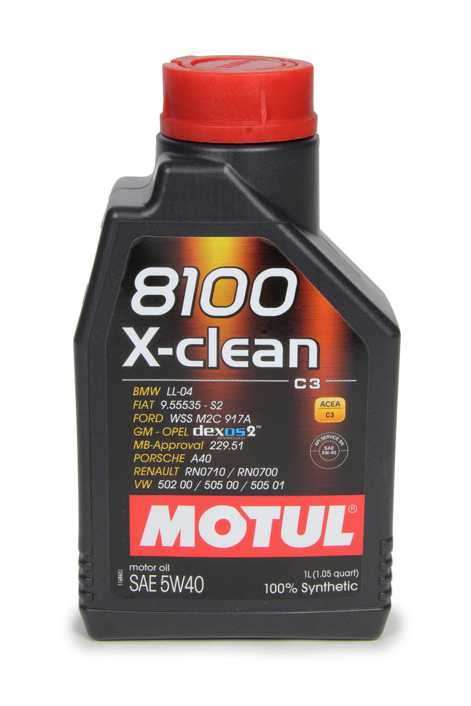 Aceite Motul8100 X-Clean 5w40 1 litro Dexos2