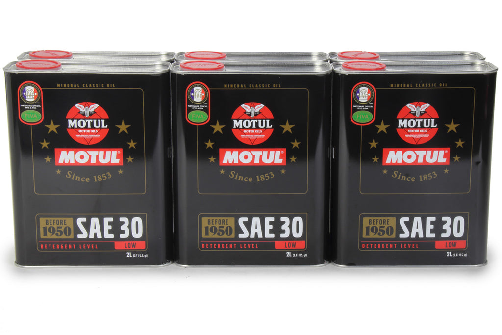 Aceite MotulClassic SAE 30w Caja 6 x 2 Litros