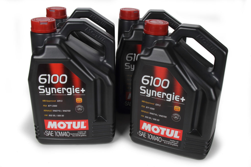 Motul6100 Synergie 10w40 Oil Case 4 x 5 Liters