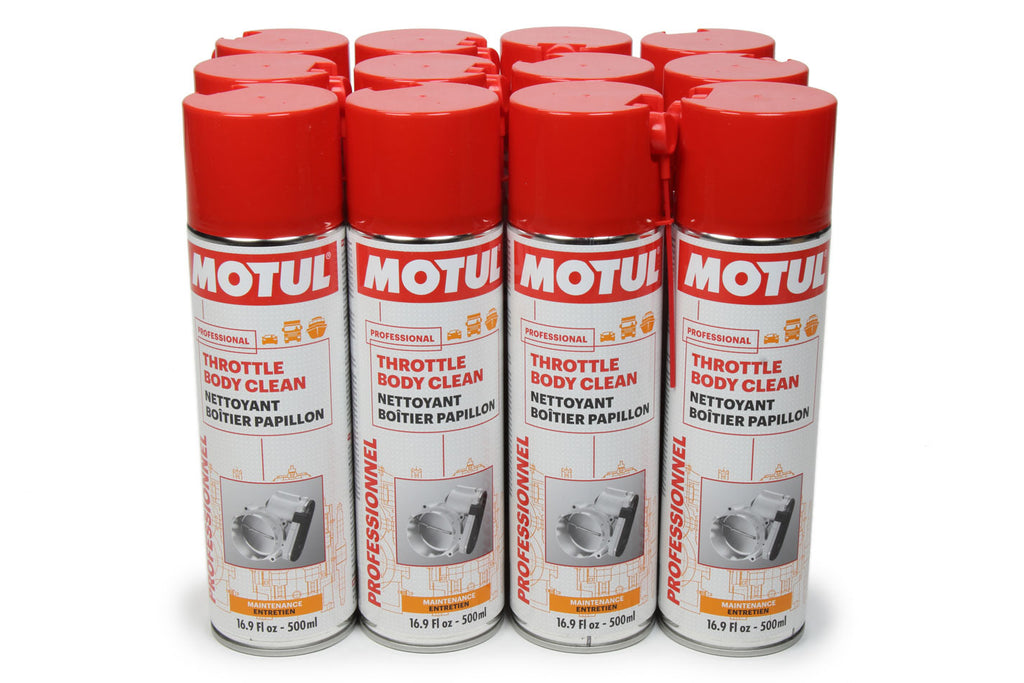 Estuche para limpieza del cuerpo del acelerador Motul, 12 unidades de 16,9 oz