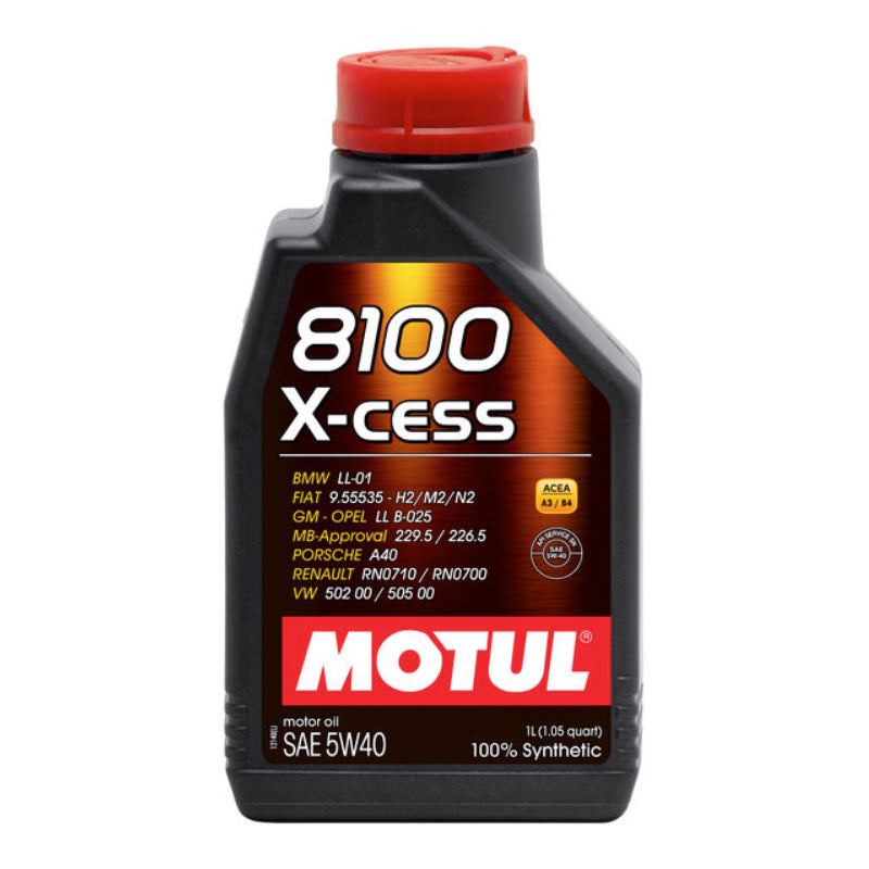 Motul8100 X-Cess 5w40 Oil 1 Liter