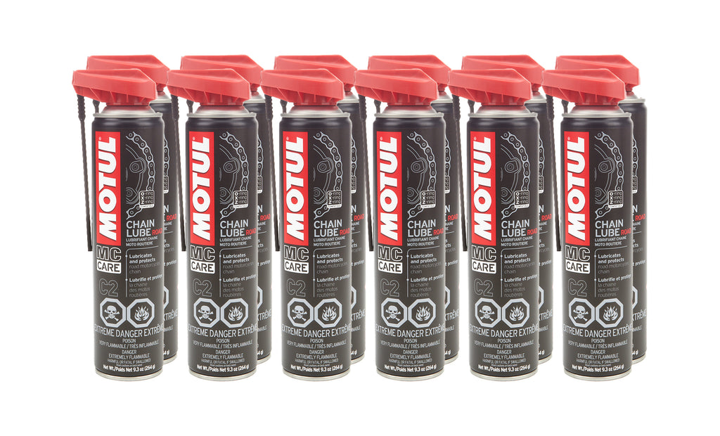 MotulC2 Chain Lube Road Case 12 x 400L Bottles