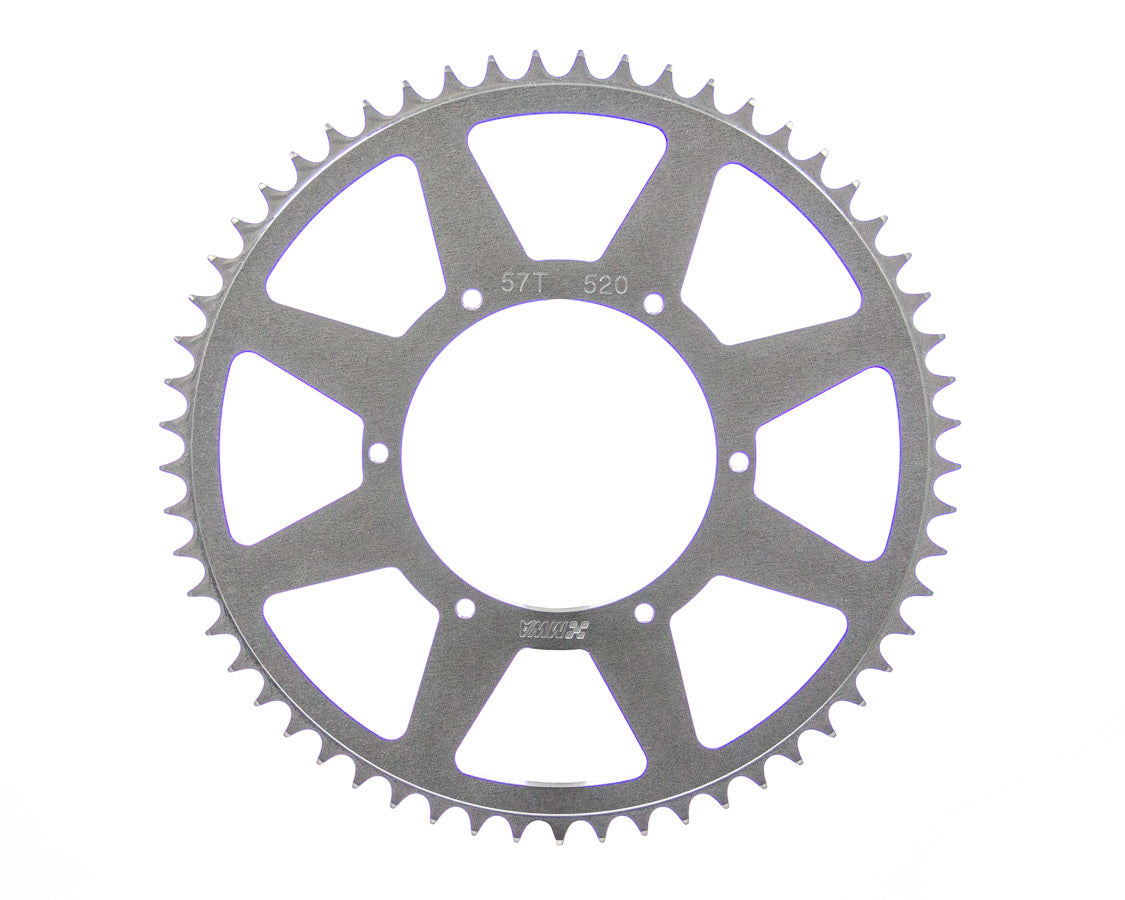 M&W Aluminum Rear Sprocket 57T 5.25 BC 520 Chain