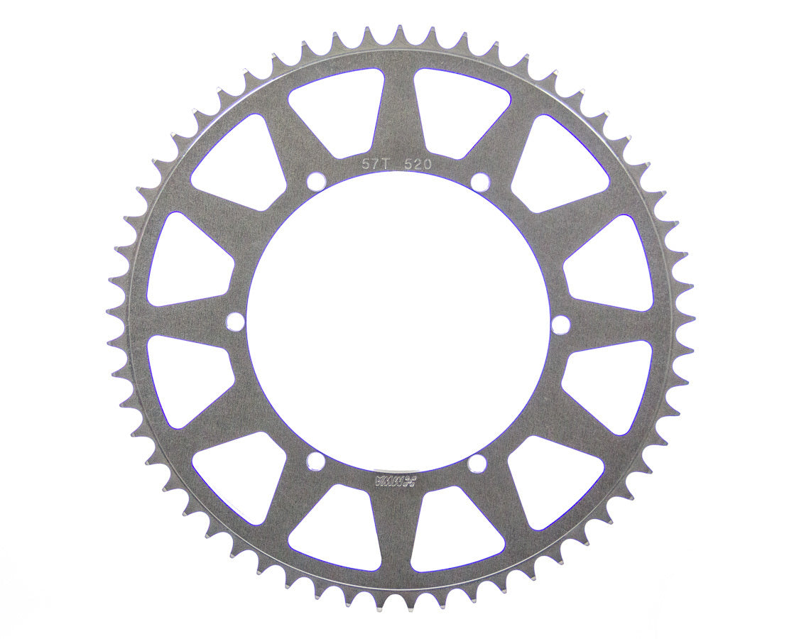 M&W Aluminum Rear Sprocket 57T 6.43 BC 520 Chain