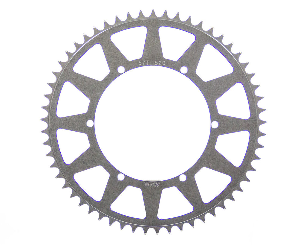 M&W Aluminum Rear Sprocket 57T 6.43 BC 520 Chain