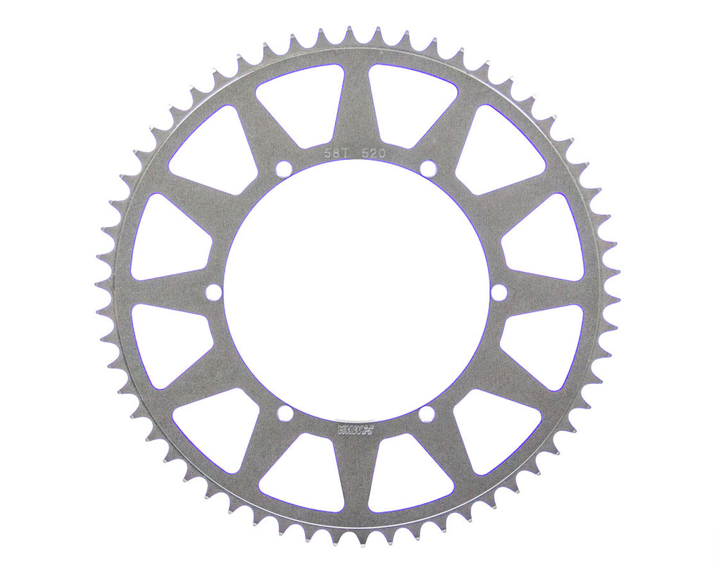 M&W Aluminum Rear Sprocket 58T 6.43 BC 520 Chain