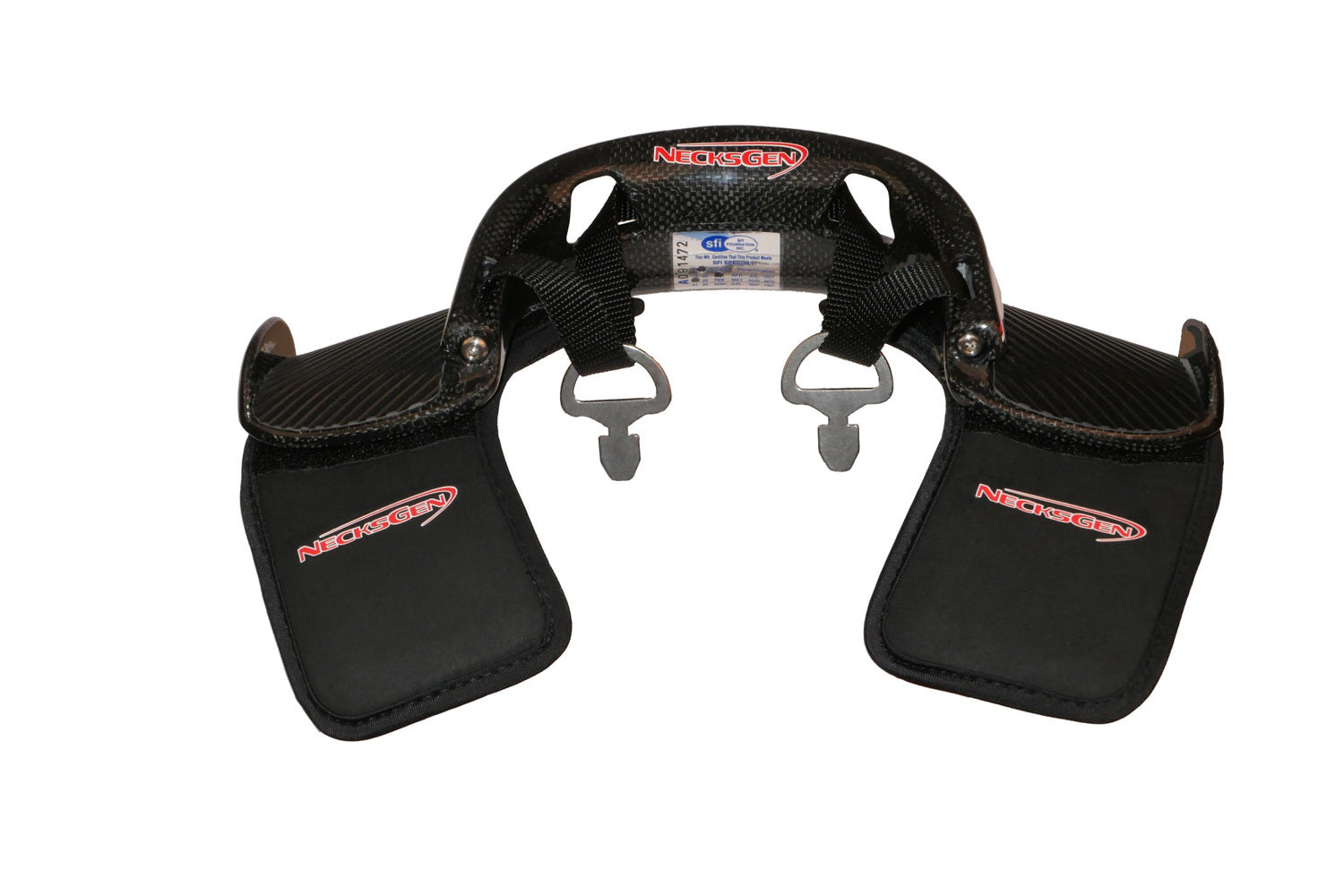 NecksGen Head and Neck Restraint REV2 Carbon Medium 3in