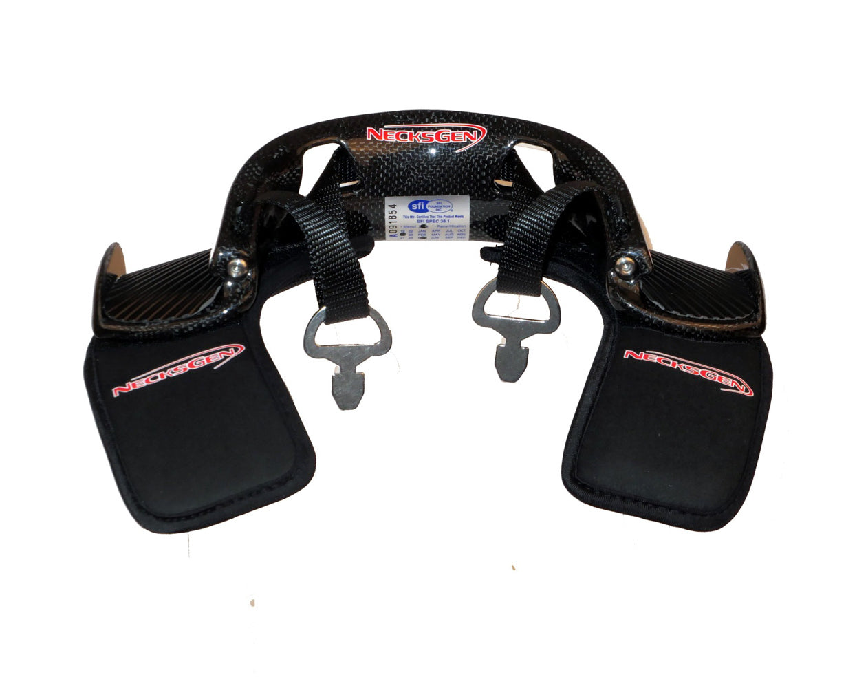 NecksGen Head and Neck Restraint REV2 Carbon Medium 2in
