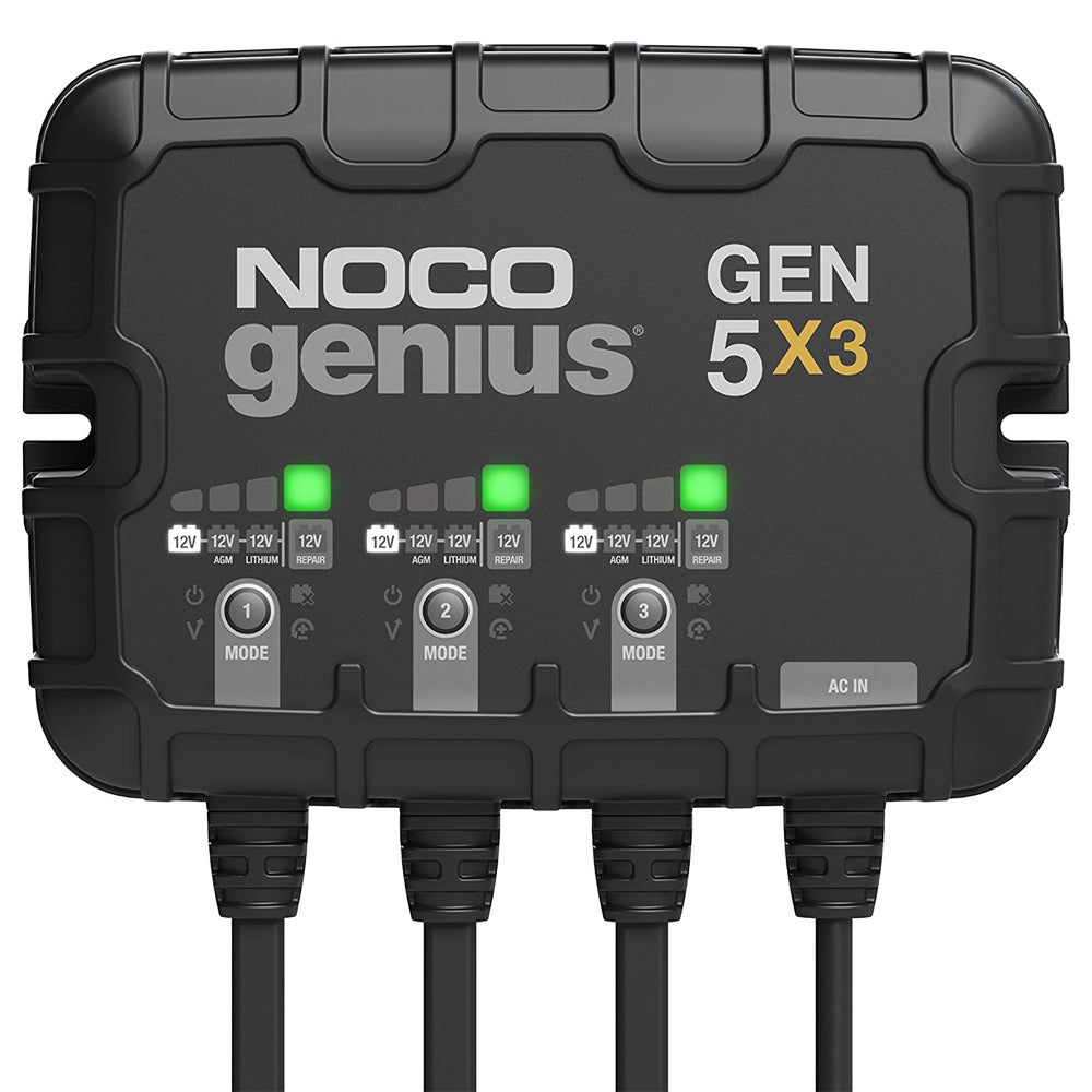 The NOCO Company - Archived Battery Charger 3-Bank 15 Amp Onboard
