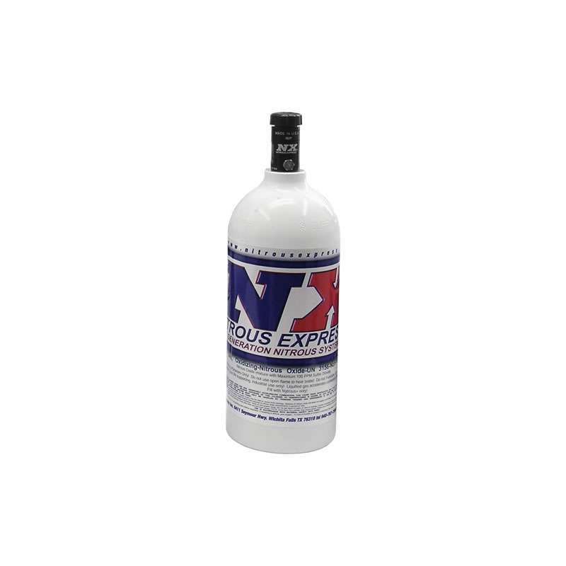 Nitrous Express 2.5 LB Bottle (W/ MOTORCYCLE VALVE) (4.38 DIA. X 12.37 TALL).