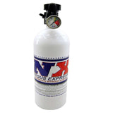 Nitrous Express 10 LB Bottle W/ LIGHTNING 500 VALVE (6.89 DIA. X 20.19 TALL) W/ GAUGE.