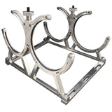 Nitrous Express BILLET BRACKET FOR DUAL 10 OR 15LB N2O Bottle. INCLUDES FLOOR MOUNTS.