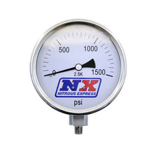 Load image into Gallery viewer, Nitrous Pressure Gauge 4in Dia High Accuracy