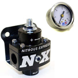 Nitrous Express FUEL PRESSURE REGULATOR; NON BYPASS; W/FUEL PRESSURE GAUGE.