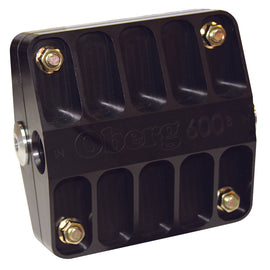 Oberg 6in Billet Filter w/60 Micron Screen - Black