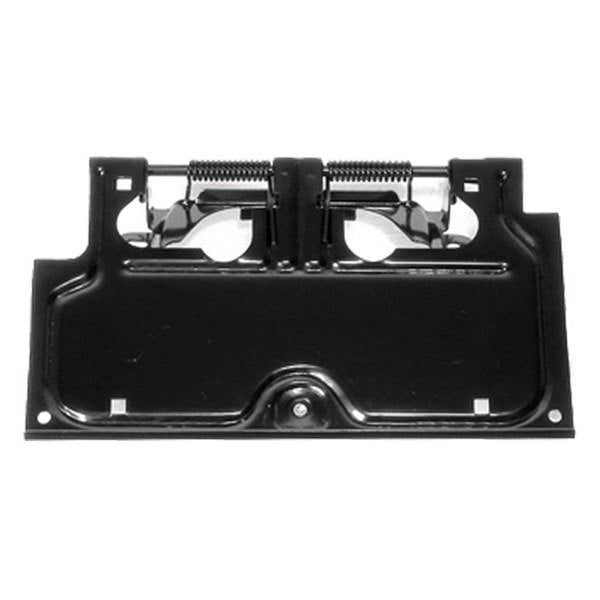 License Plate Bracket  B lack; 87-95 Jeep Wrangle