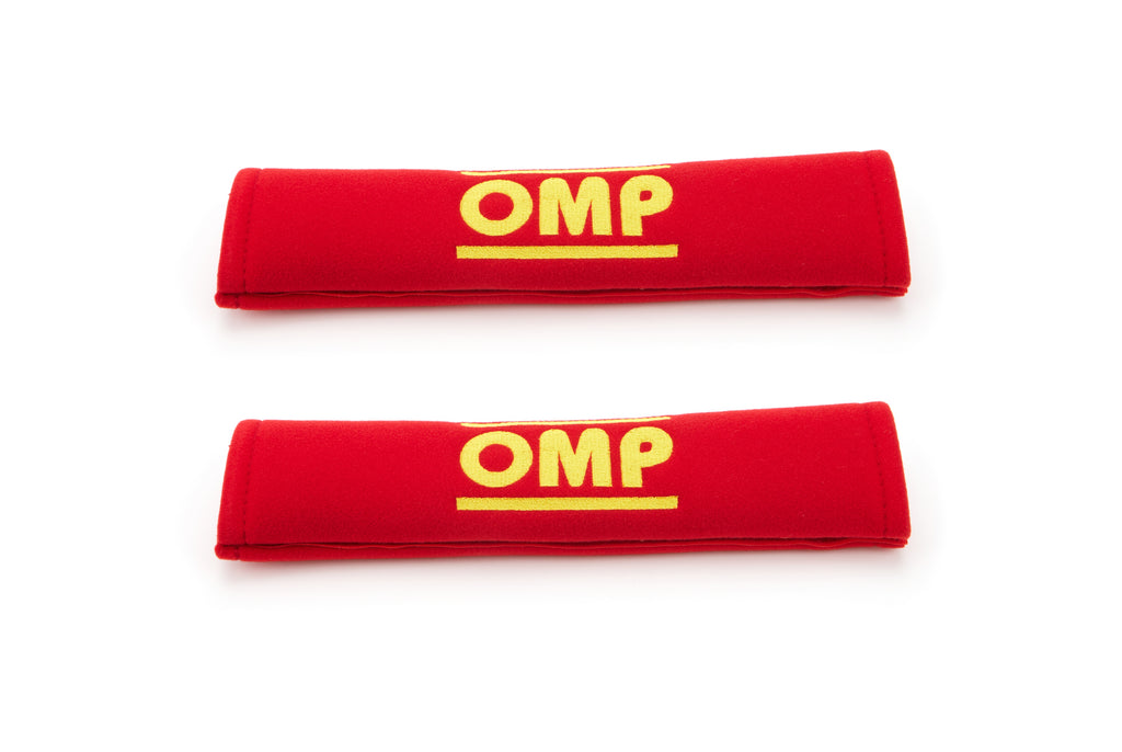OMP Racing INC Harness Pads Red Used w/ 2in Belts