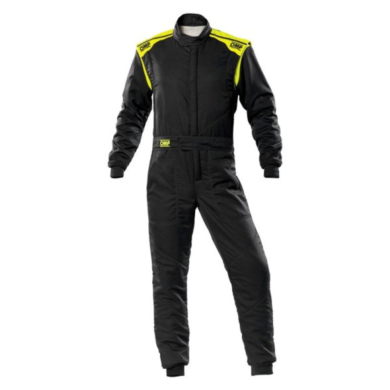 OMP Racing INC FIRST-S Suit Anthr  And Flo Yellow Size 58