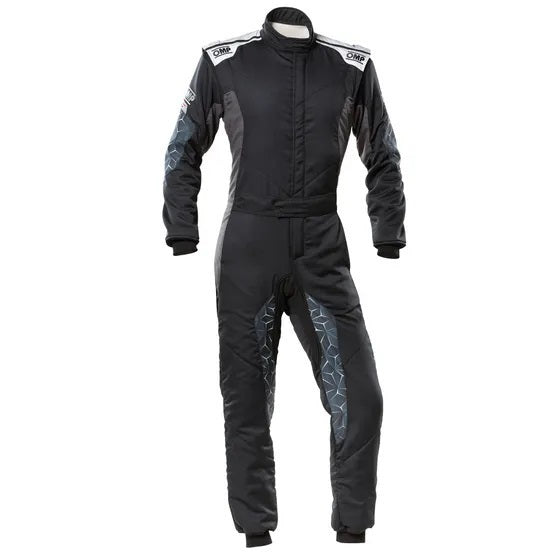 OMP Racing INC TECNICA HYBRID OVERALL F IA 8856-2018 BLACK / SIL