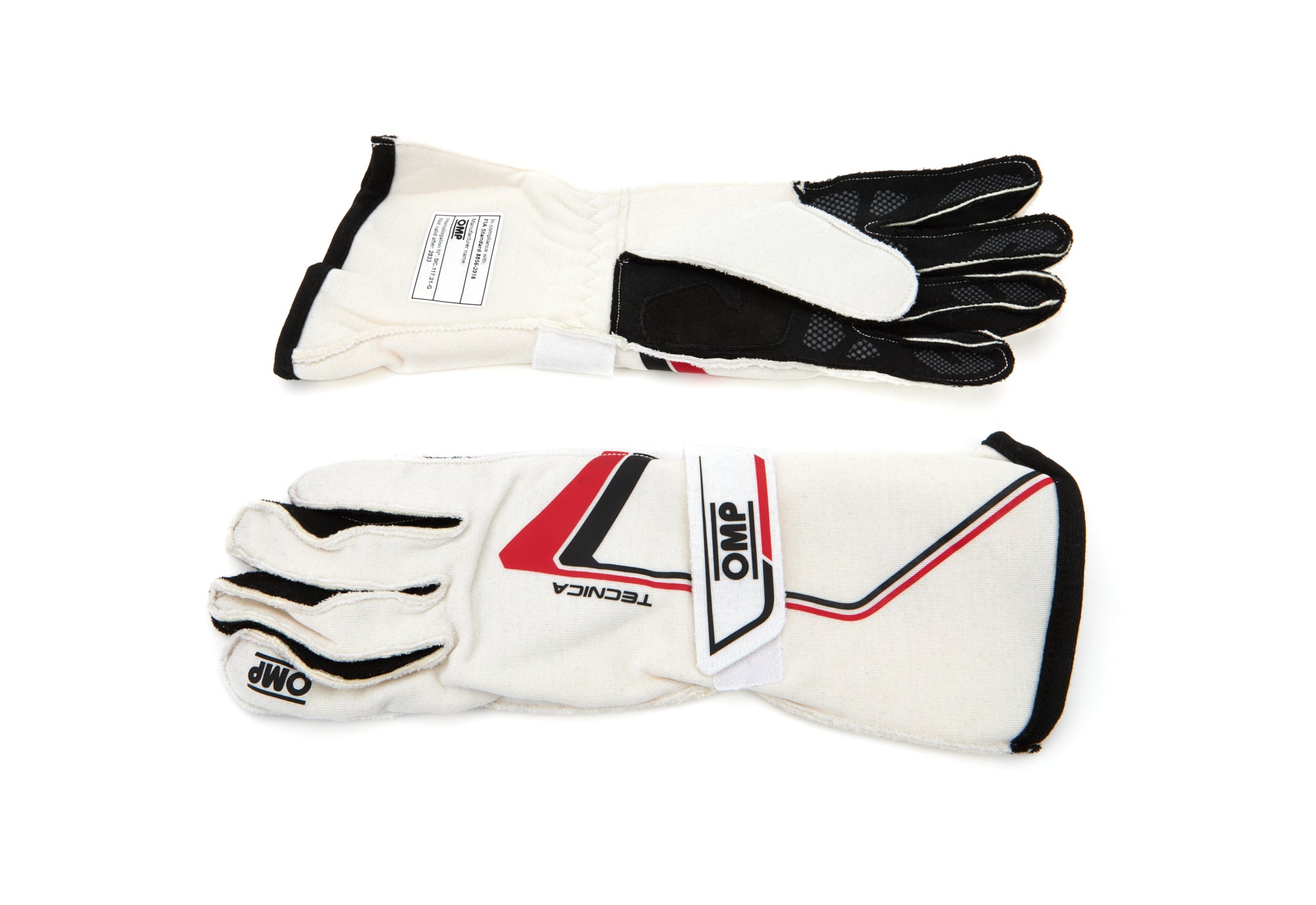 OMP Racing INC Tecnica Gloves White X Small