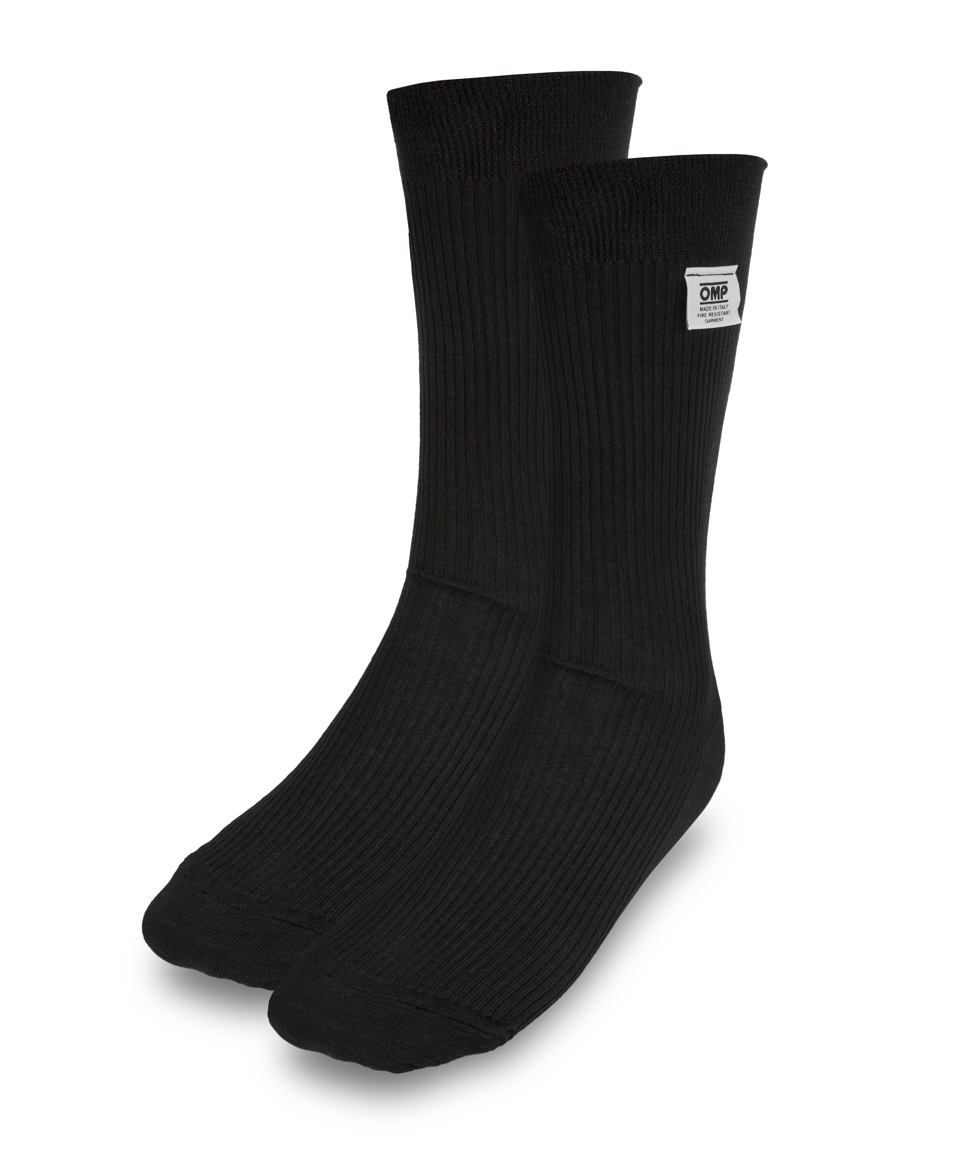 OMP Racing INC Racing Socks Black Nomex Size Medium FIA