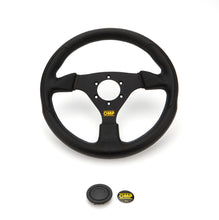 Load image into Gallery viewer, OMP Racing INC Racing GP Steering Wheel 3 Spoke 330mm Black